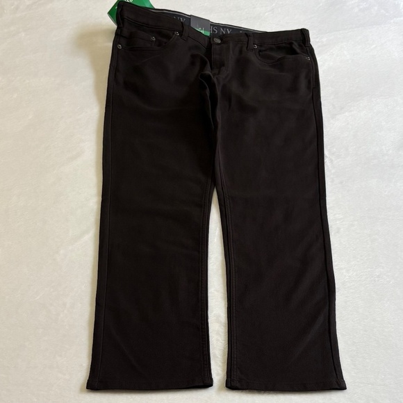 Jachs New York 38x32 5-Pocket Pants, Straight Fit, Flex Waistband, Black NWT - Picture 7 of 16